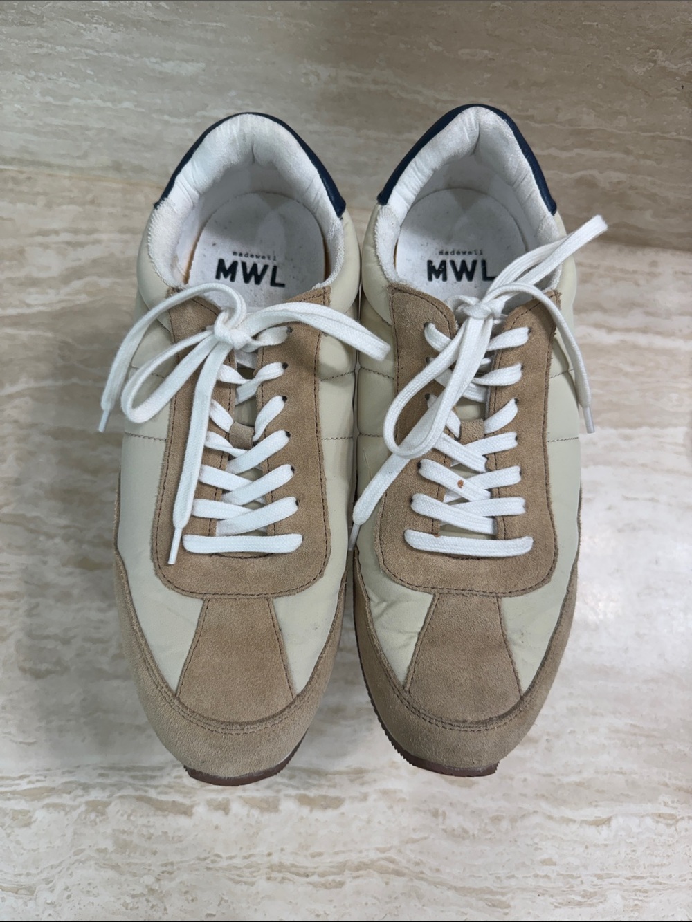Beige and Cream Women’s Casual Sneakers
